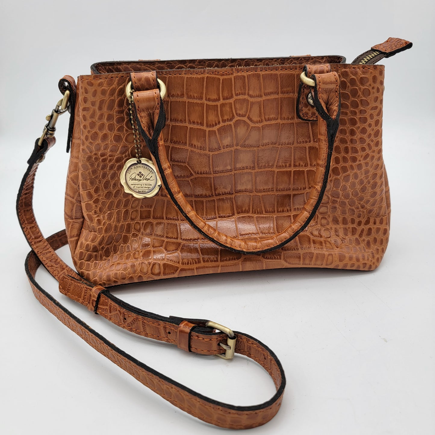 Patricia Nash Norcia Faux Croc Purse