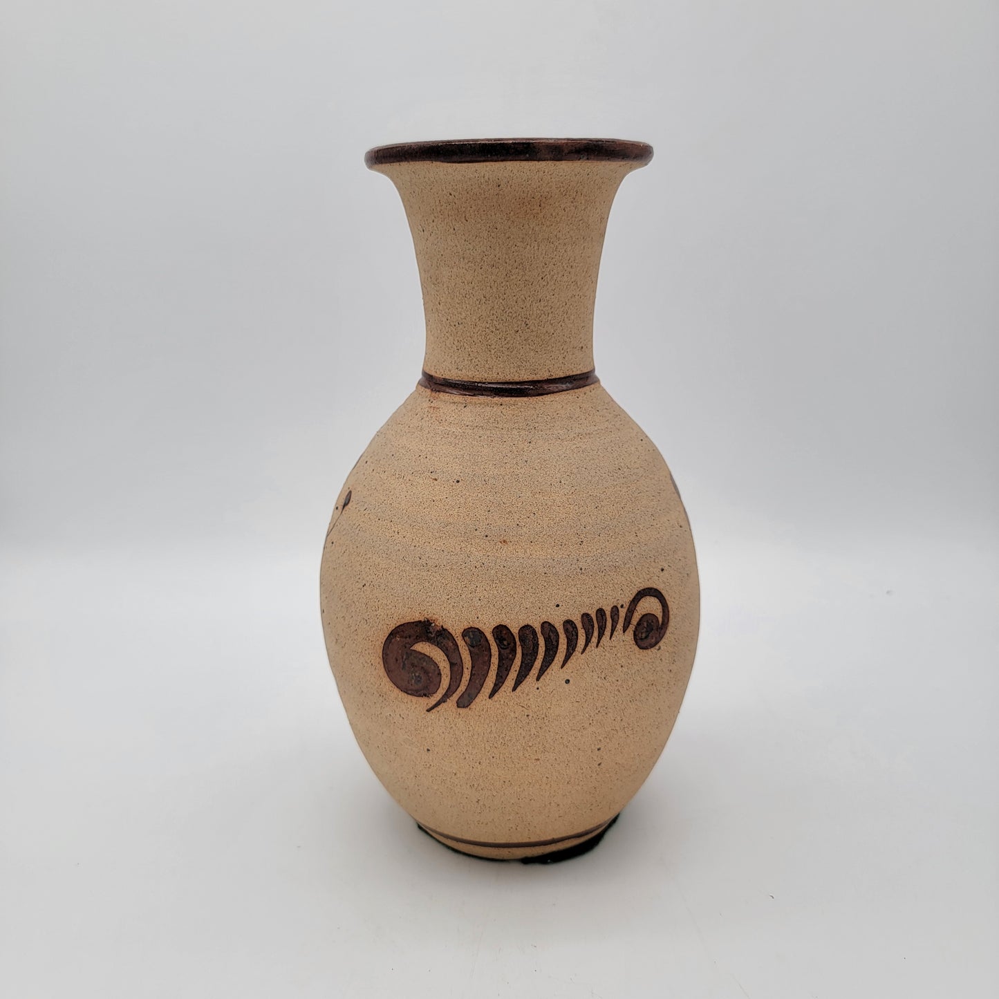 Large Tonala Mexico Pottery Vase