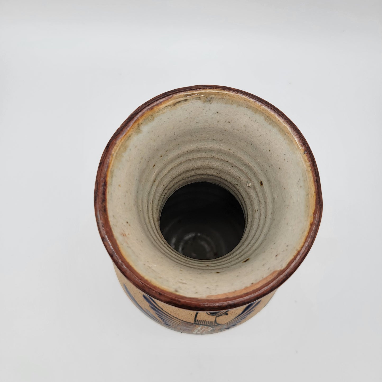 Large Tonala Mexico Pottery Vase