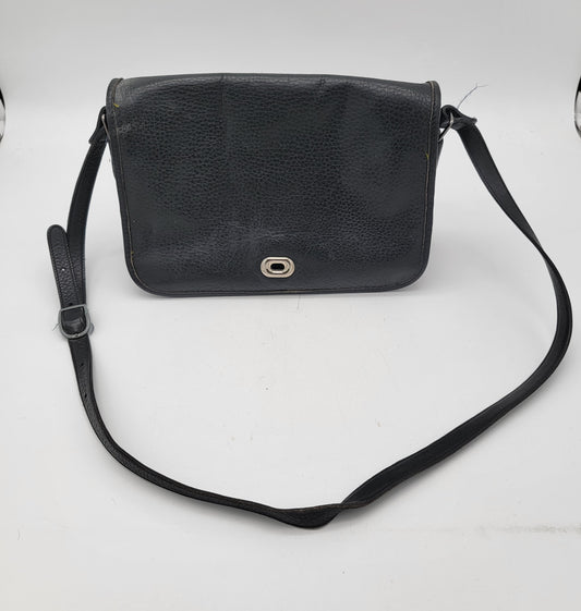 Vintage Black Leather Purse