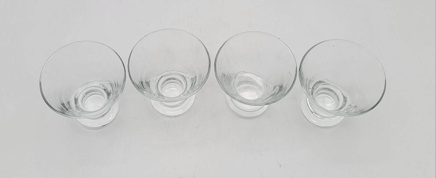 Grey Goose Stemless Martini Glasses Set of 4