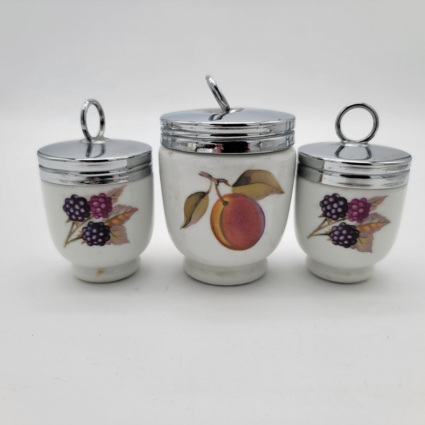 Royal Worcester Egg Coddlers - Set of 3