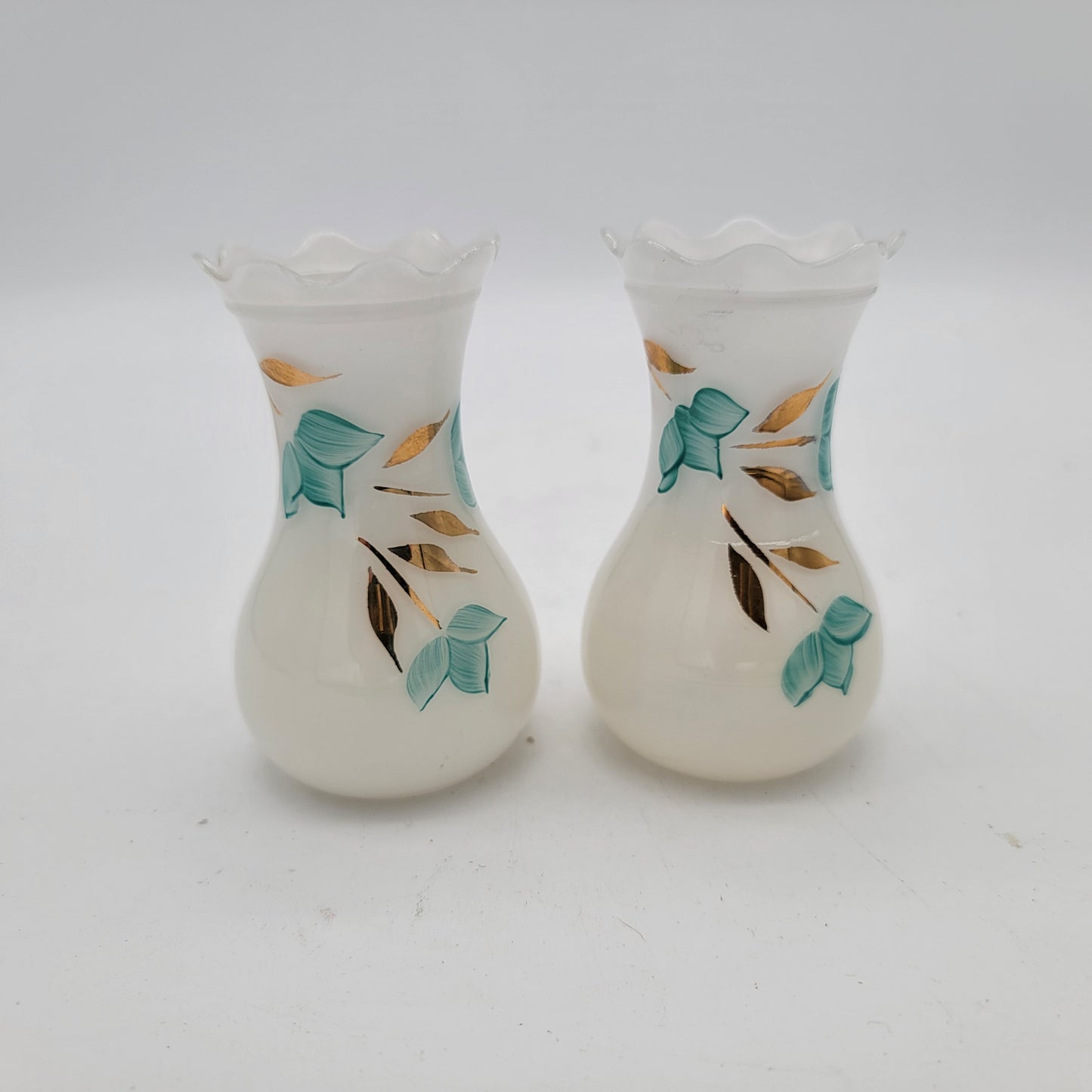 Pair of Bartlett Collins Glass Vases