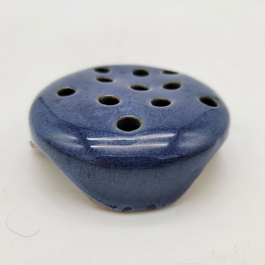 Weller Pottery Blue Flower Frog