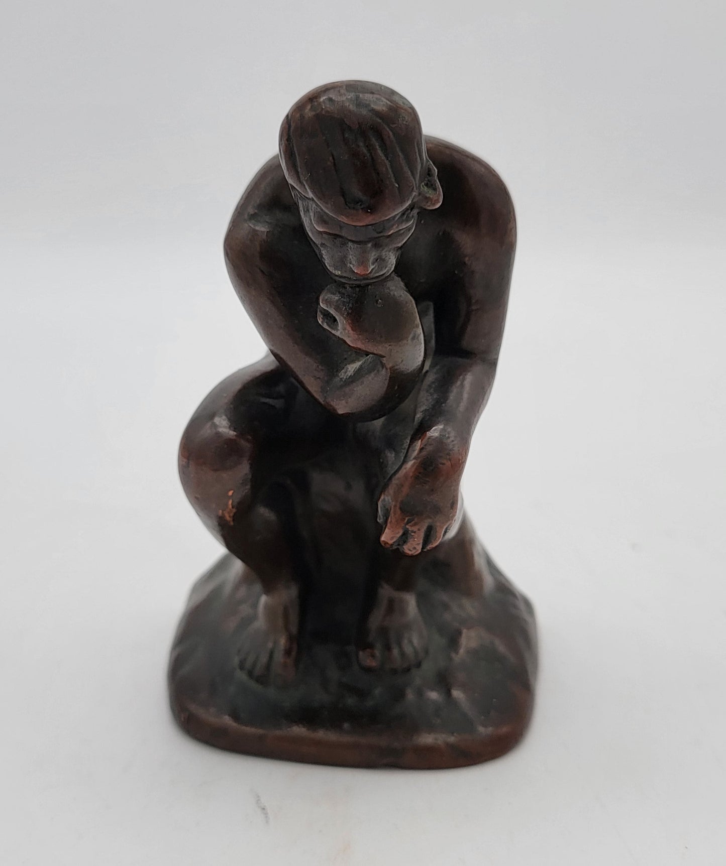 Rodin's The Thinker Bronze Bookend