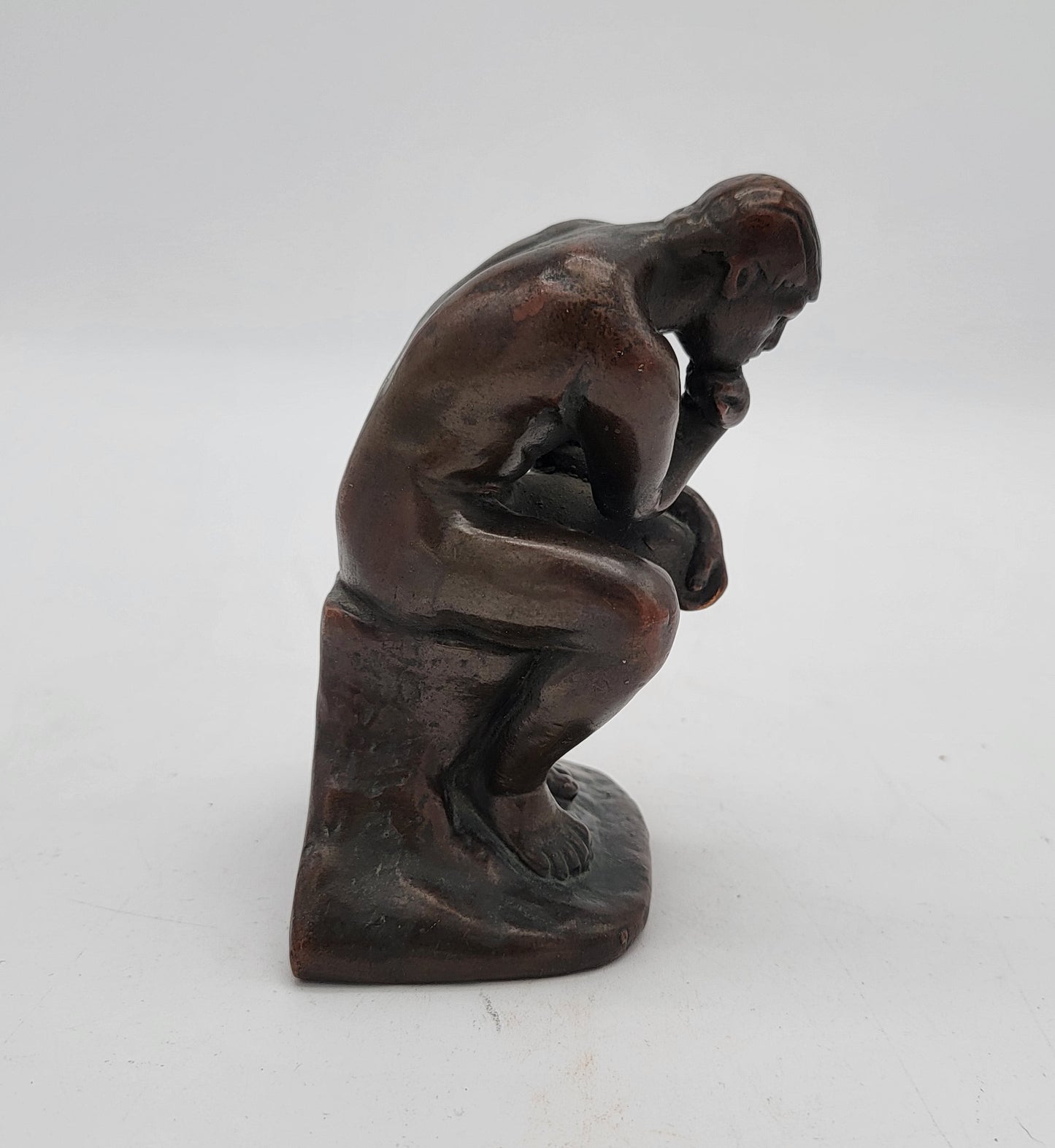 Rodin's The Thinker Bronze Bookend