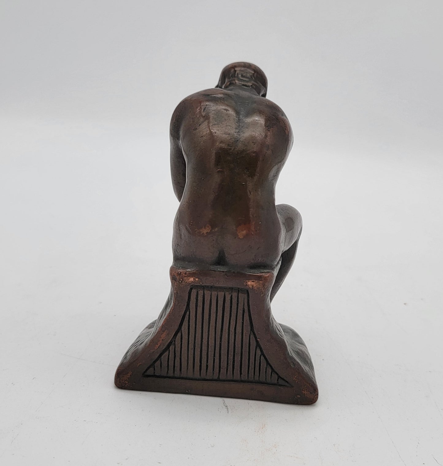 Rodin's The Thinker Bronze Bookend