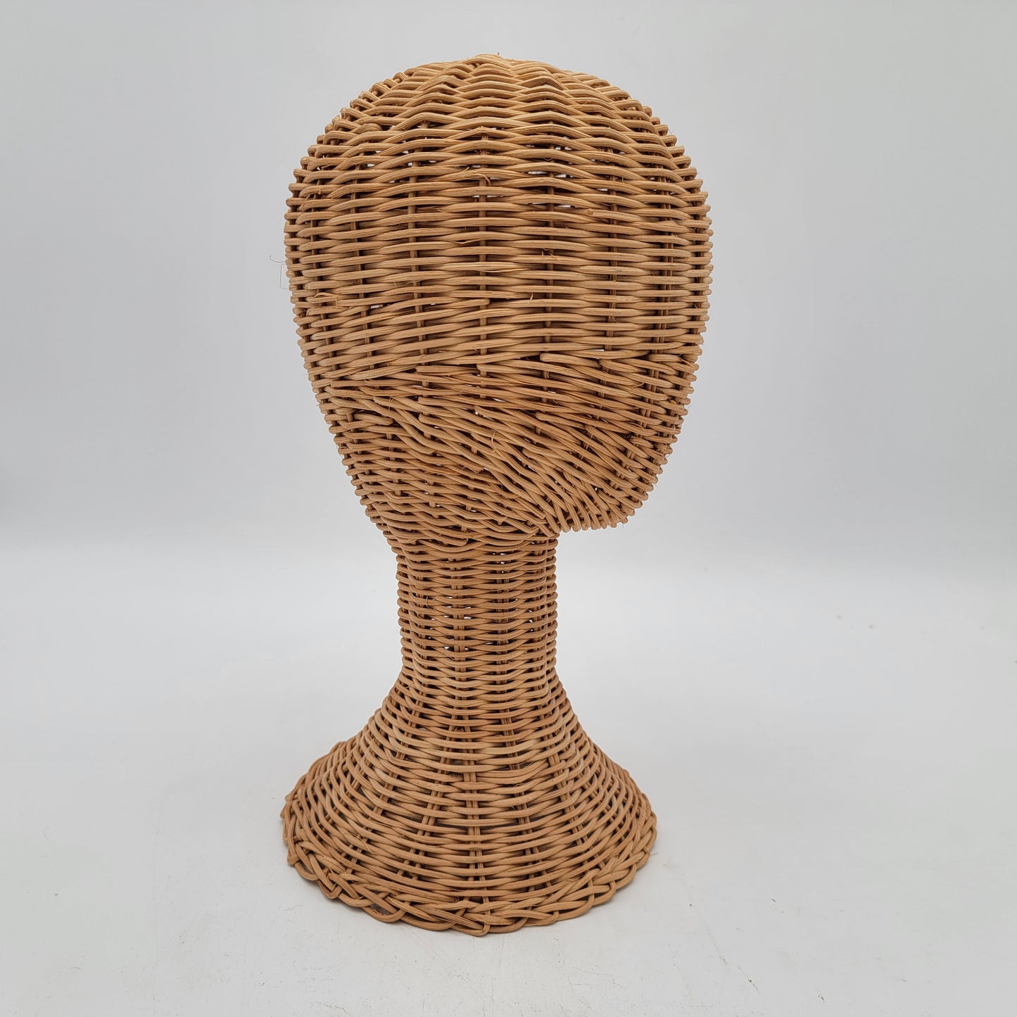 Wicker Rattan Mannequin Head