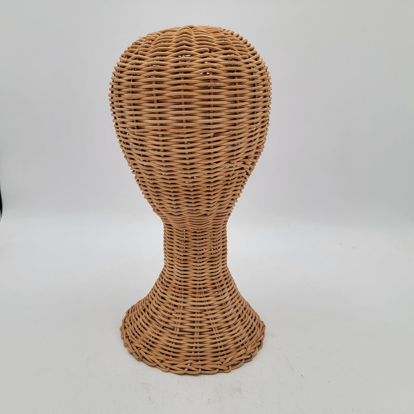 Wicker Rattan Mannequin Head