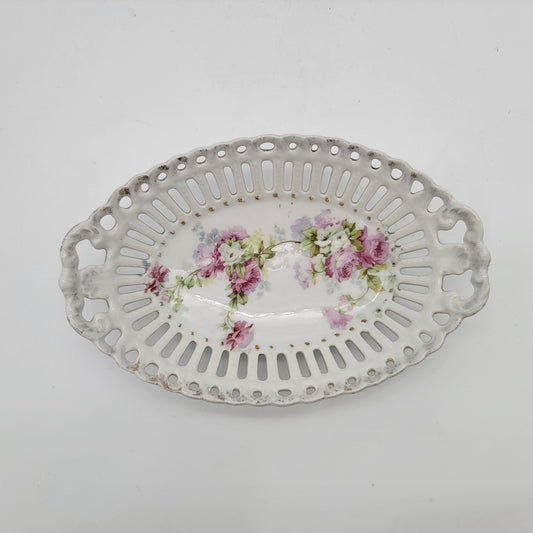 Bavarian Reticulated Porcelain Dish