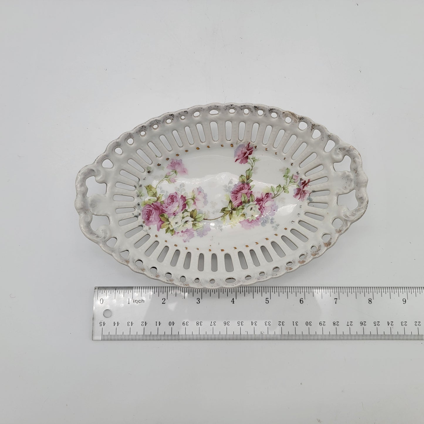 Bavarian Reticulated Porcelain Dish