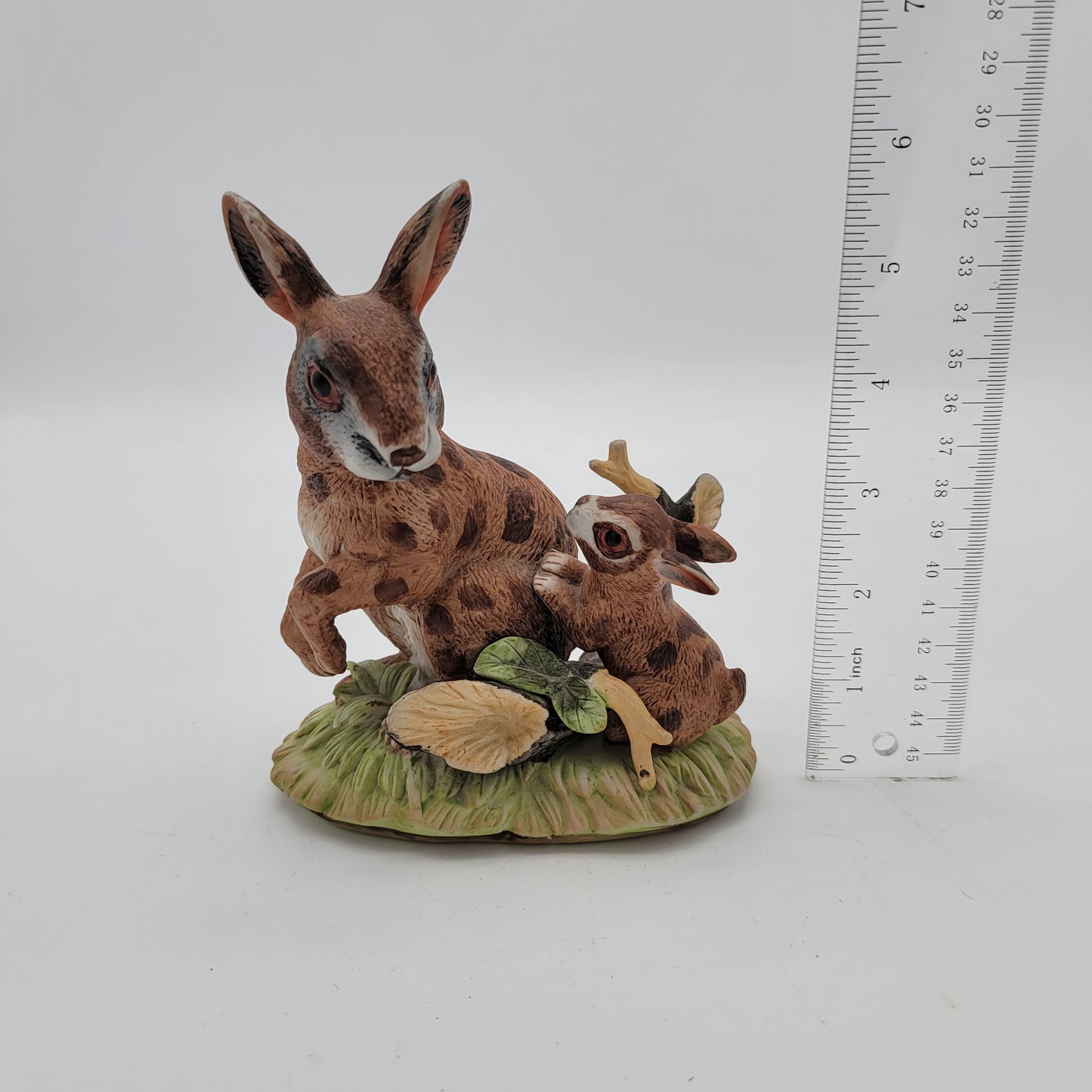 J Byron Spotted Bunnies Figurine