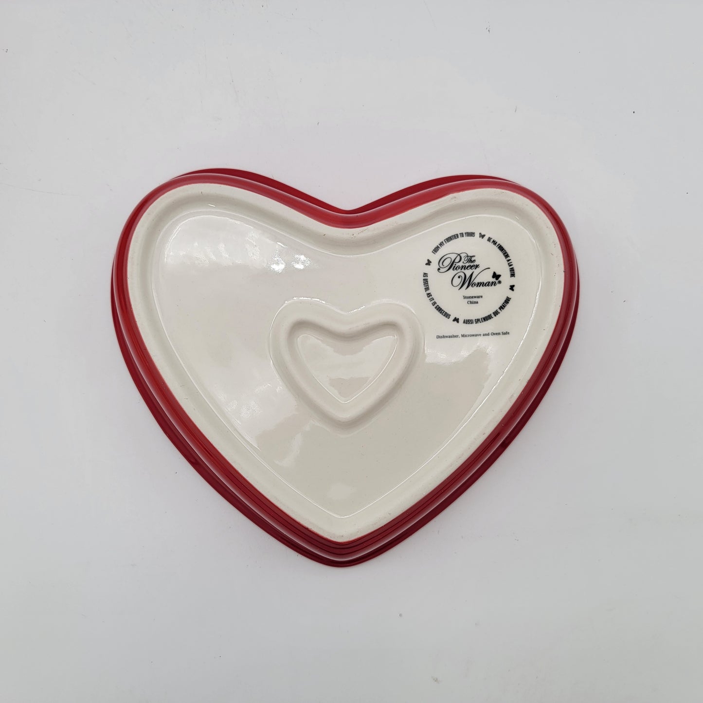 Pioneer Woman Nesting Heart Baking Dishes