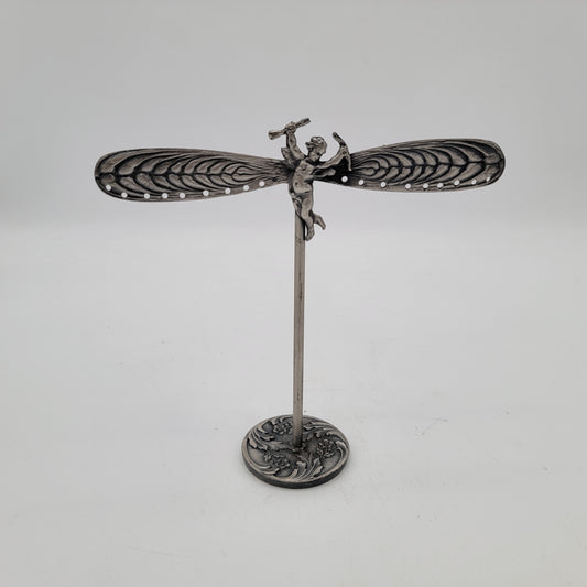 Pewter Cherub Earring Holder