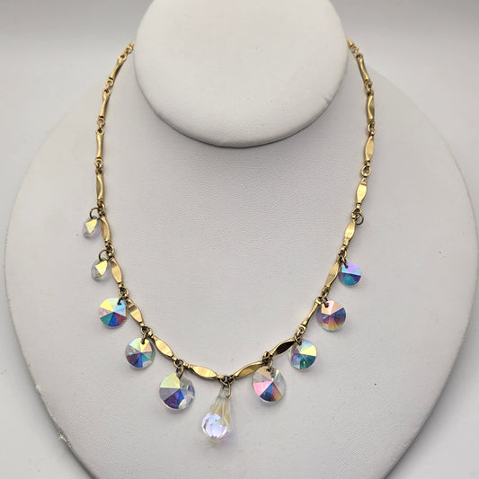 Vintage Sarah Coventry Aurora Borealis  Necklace