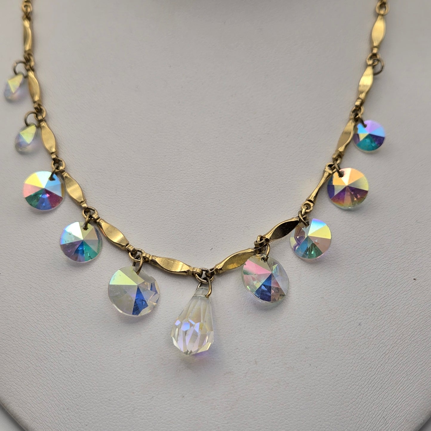 Vintage Sarah Coventry Aurora Borealis  Necklace