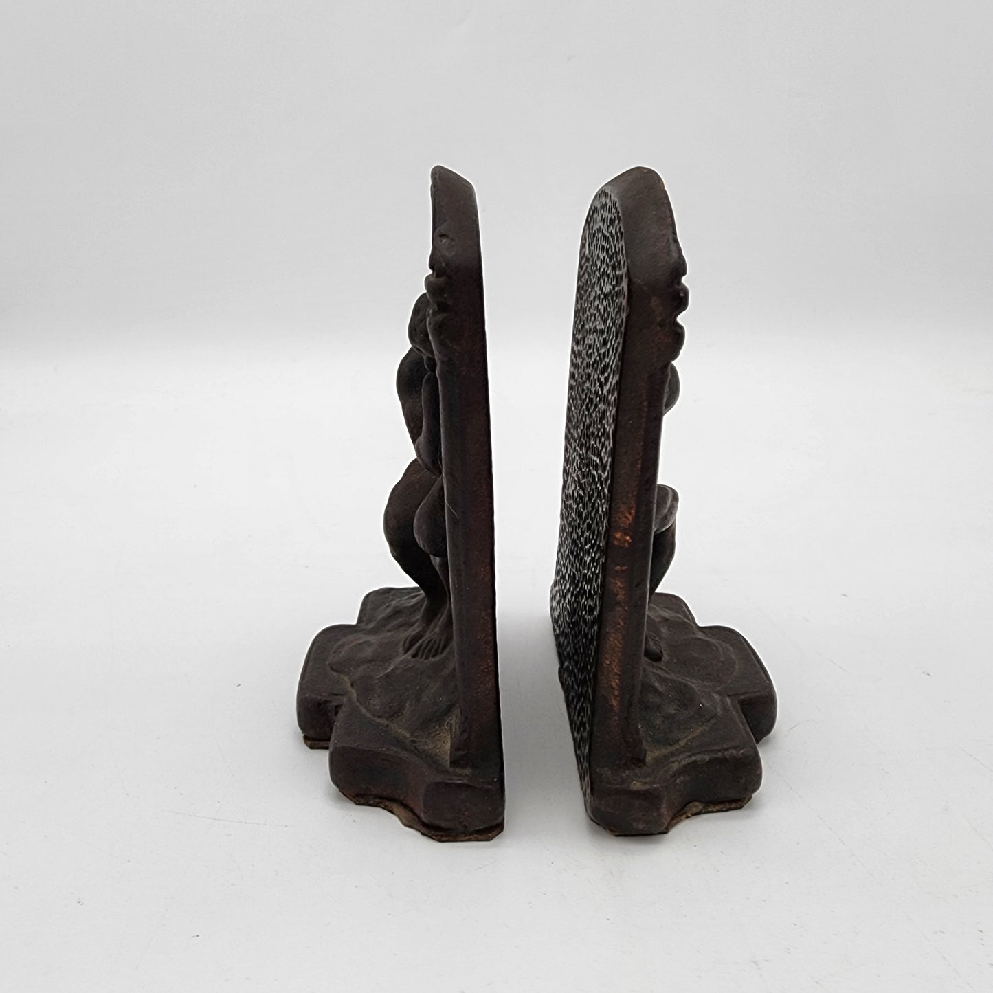 Vintage The Thinker Bronze Bookends