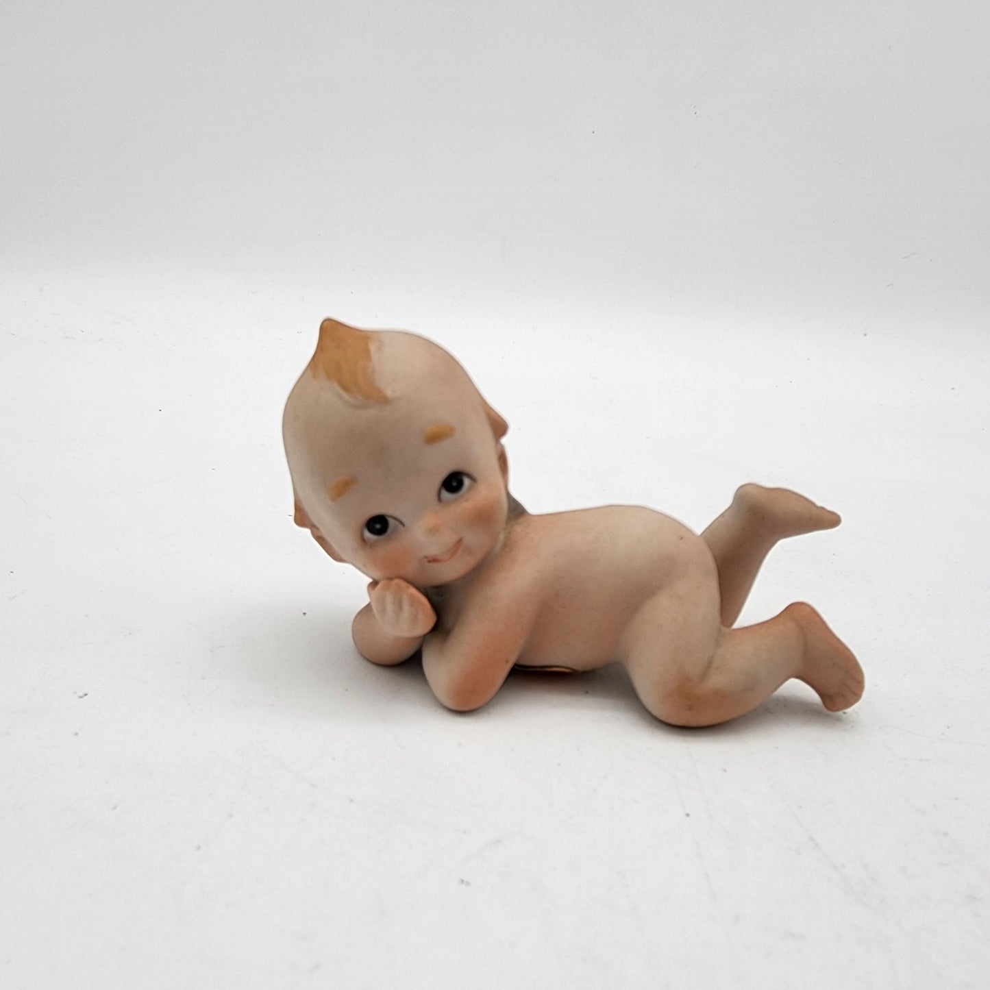 Vintage Lefton Kewpie Doll Laying Down