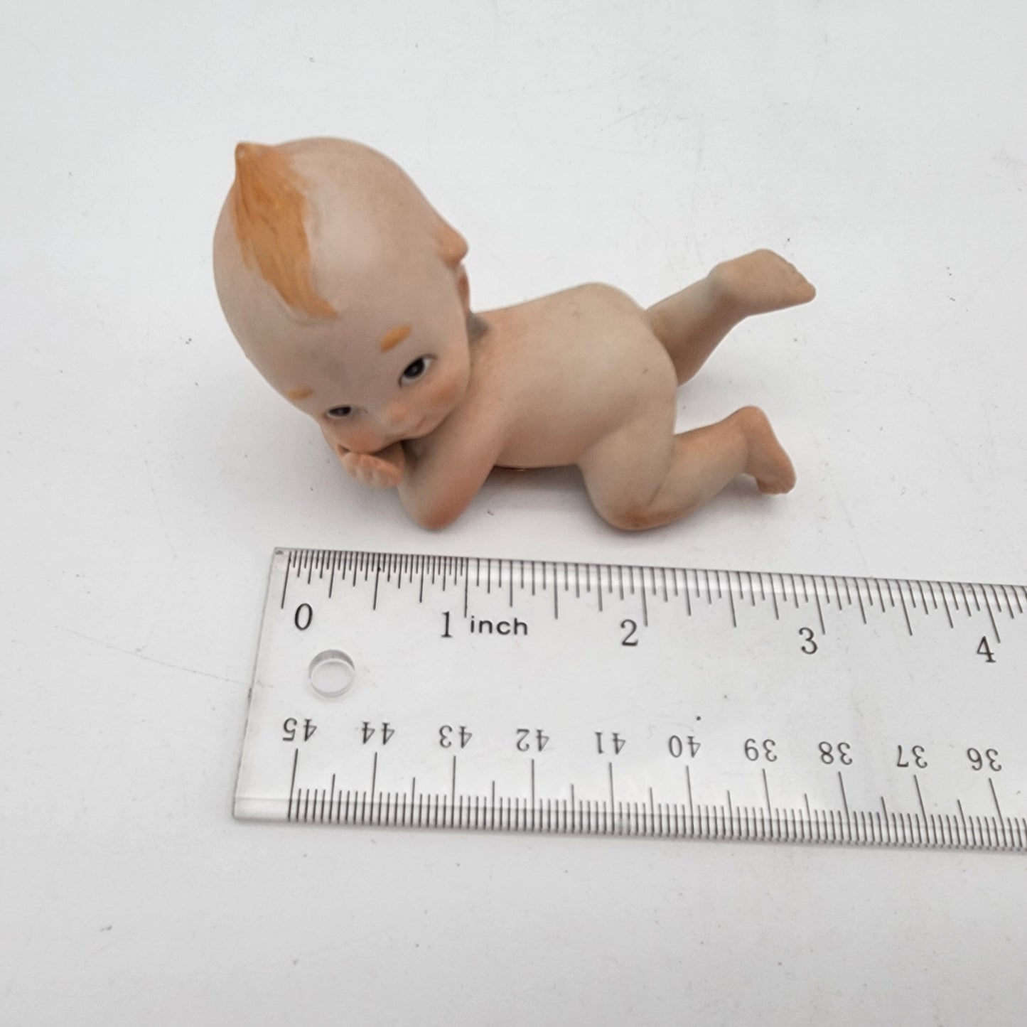 Vintage Lefton Kewpie Doll Laying Down