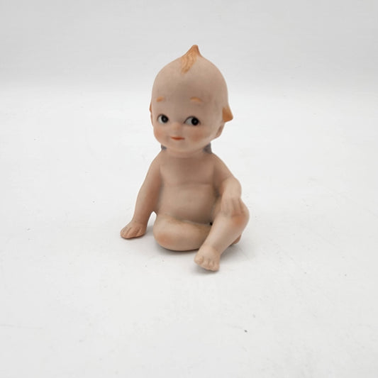 Vintage Lefton Kewpie Doll Knee up