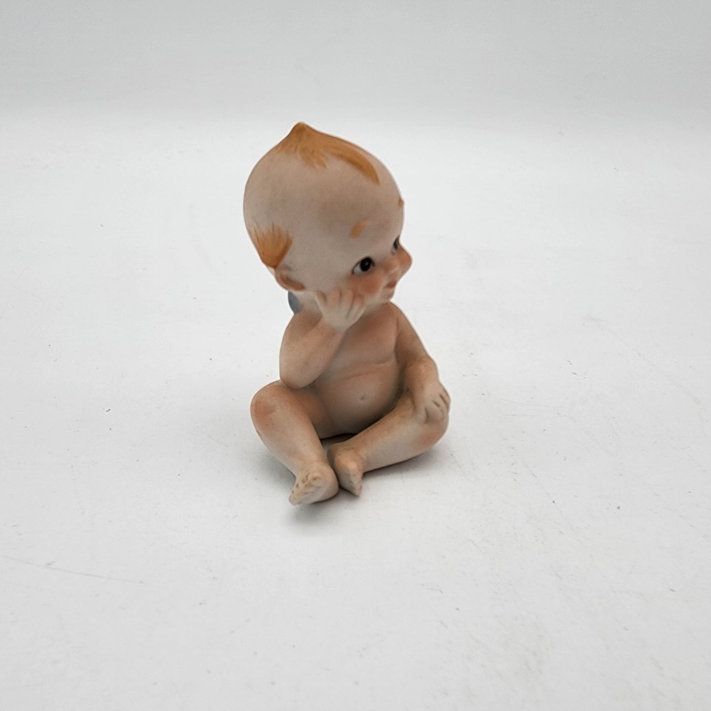 Vintage Lefton Kewpie Doll Hand on Cheek