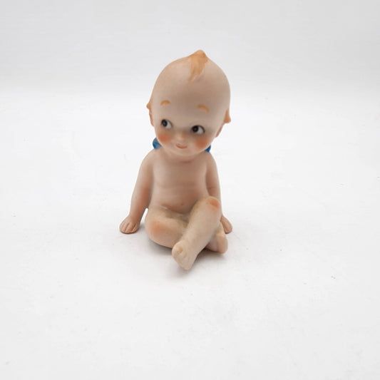 Vintage Lefton Kewpie Doll Legs Crossed