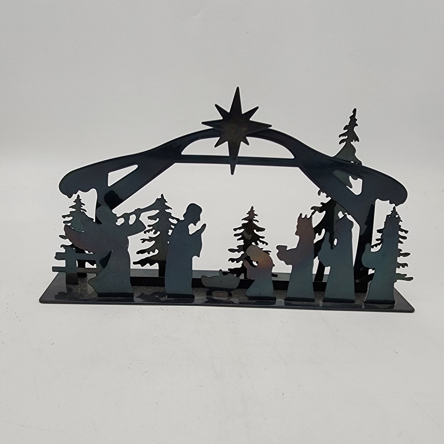 Metal Nativity Scene