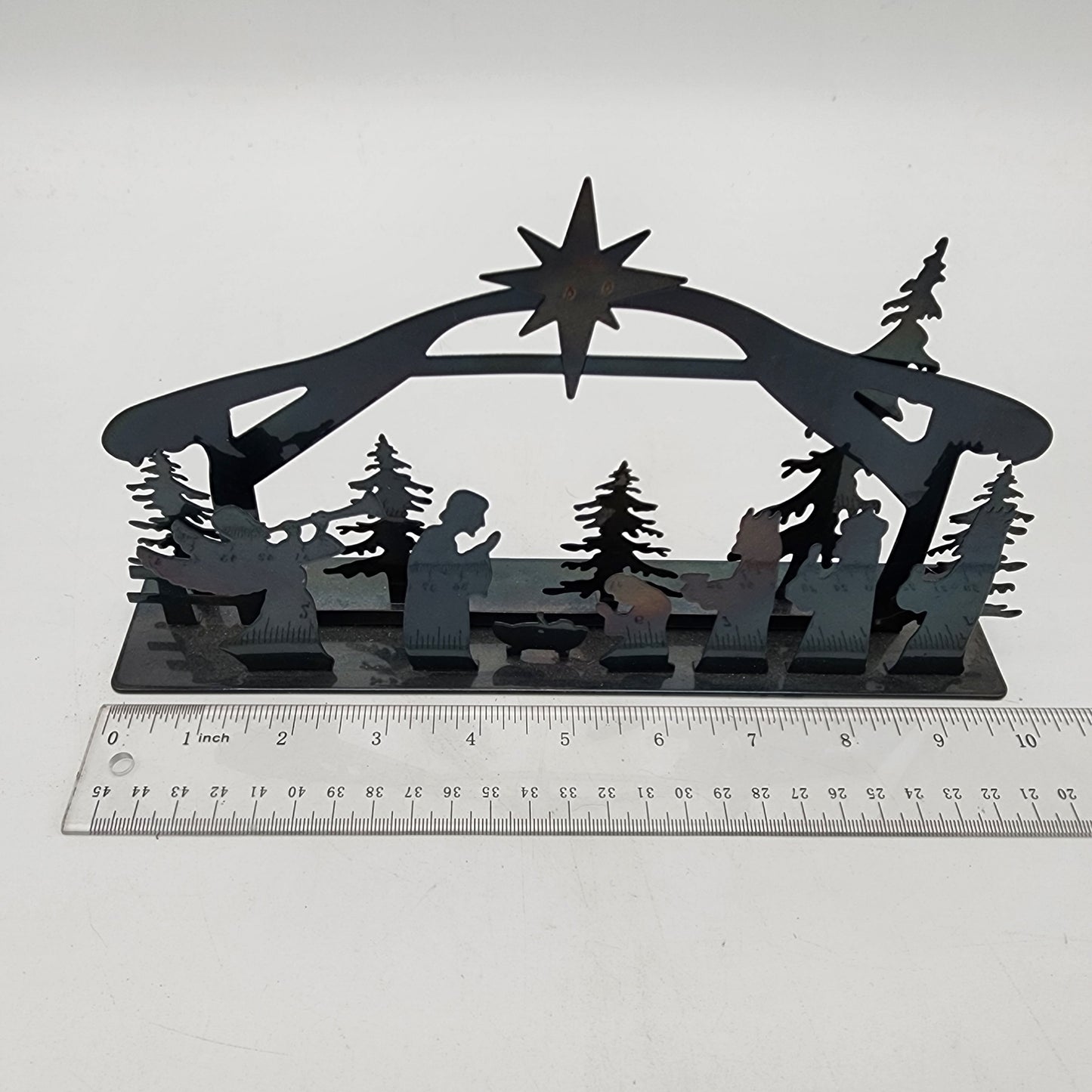 Metal Nativity Scene