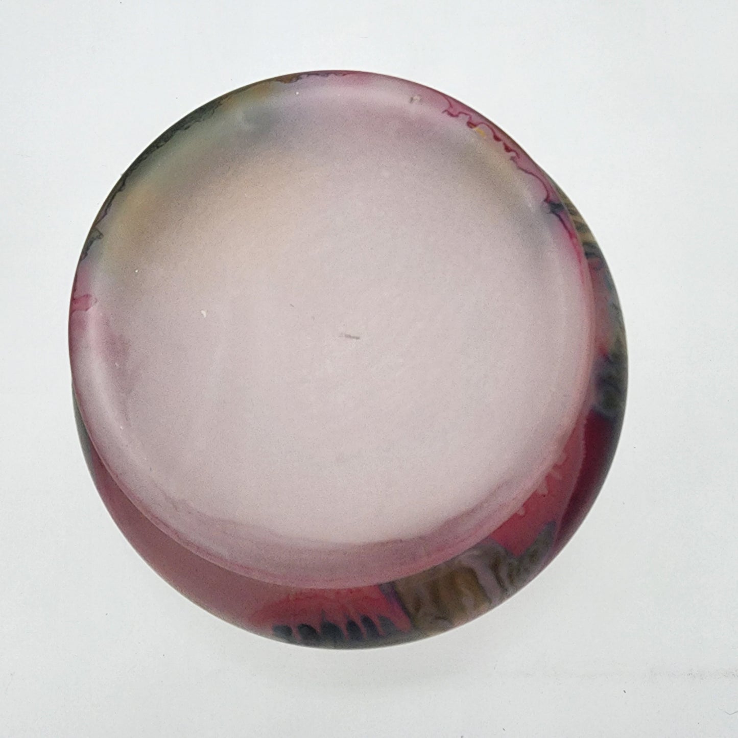 Reuven Glass from Israel Large Round Vase