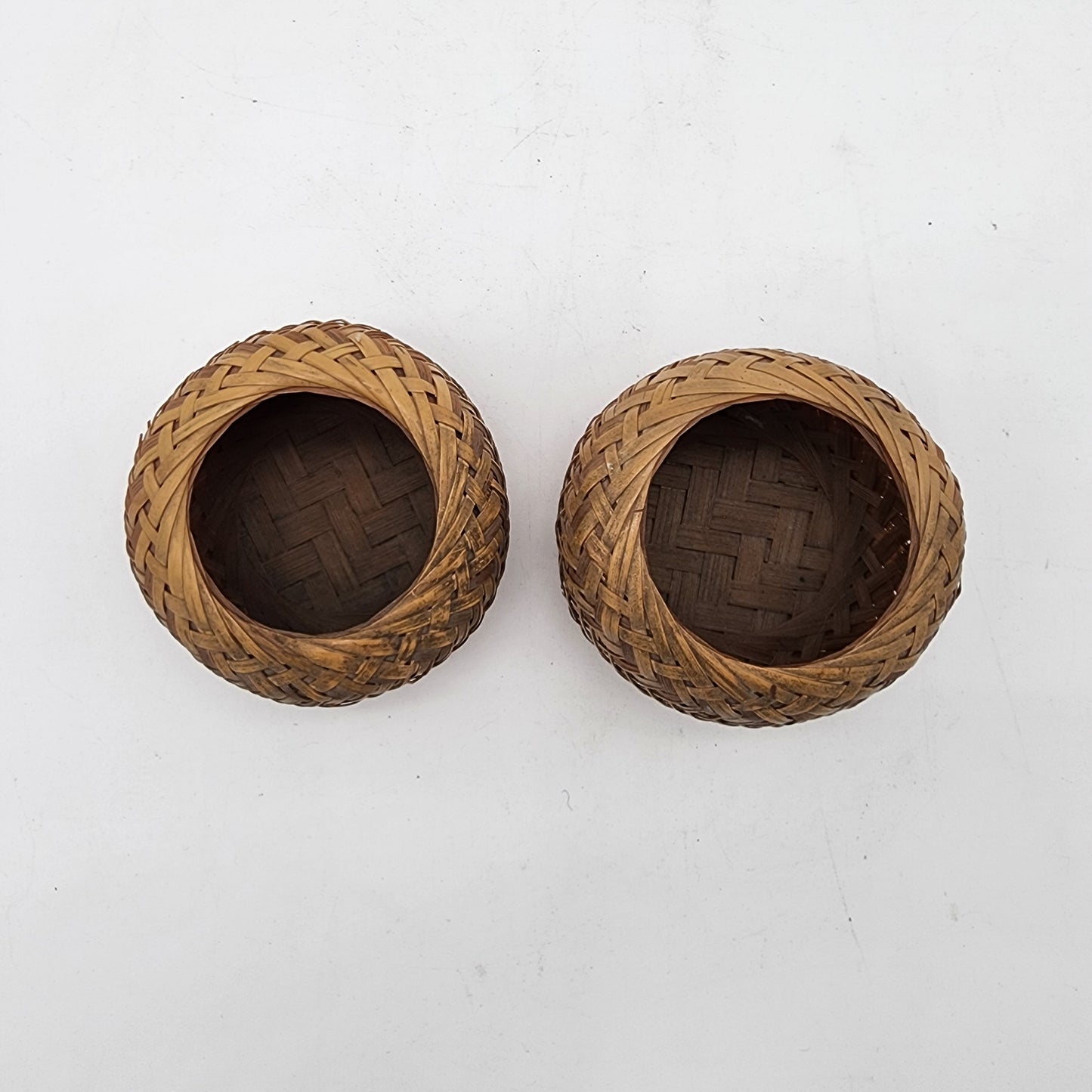 Pair of Miniature Baskets - FREE SHIPPING