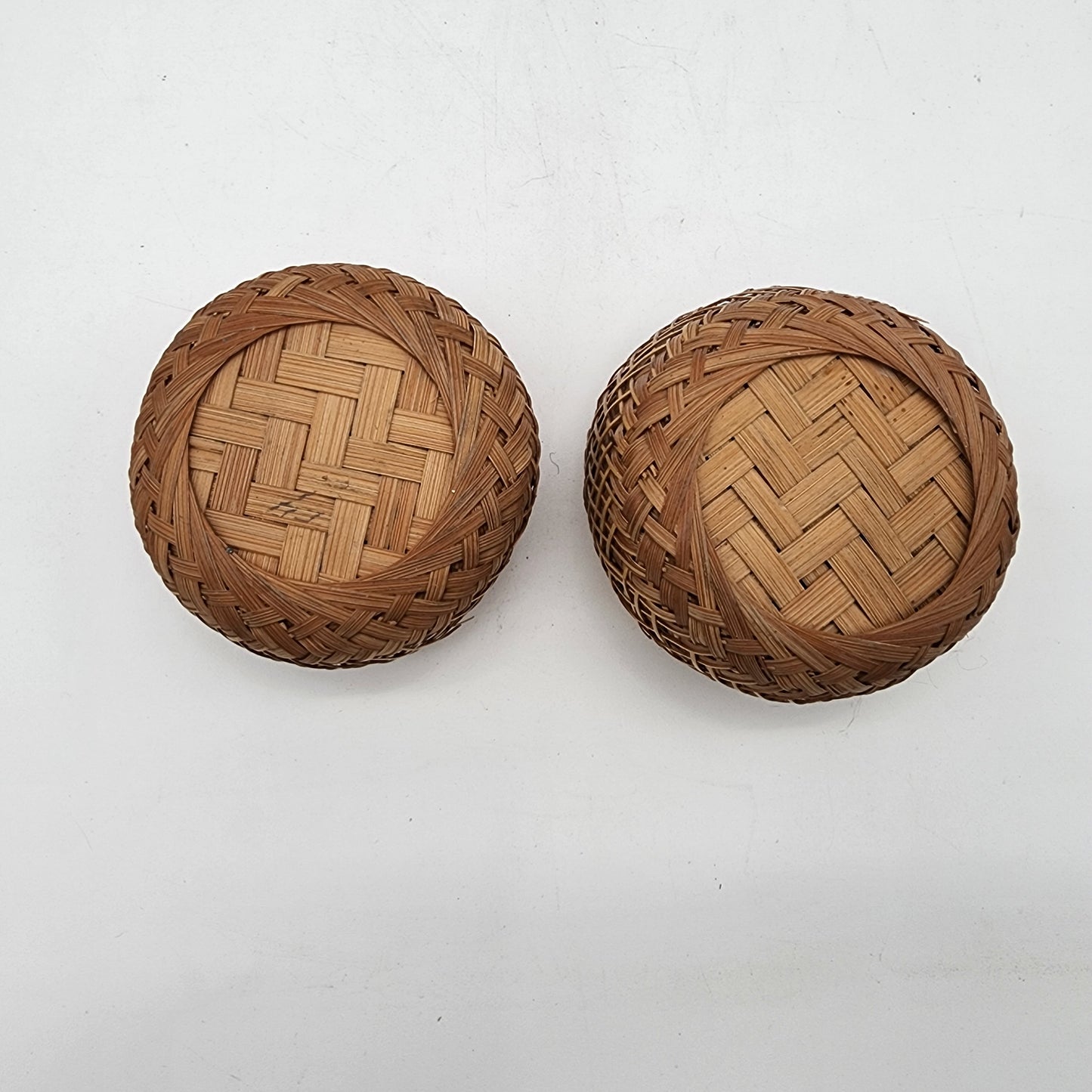 Pair of Miniature Baskets - FREE SHIPPING