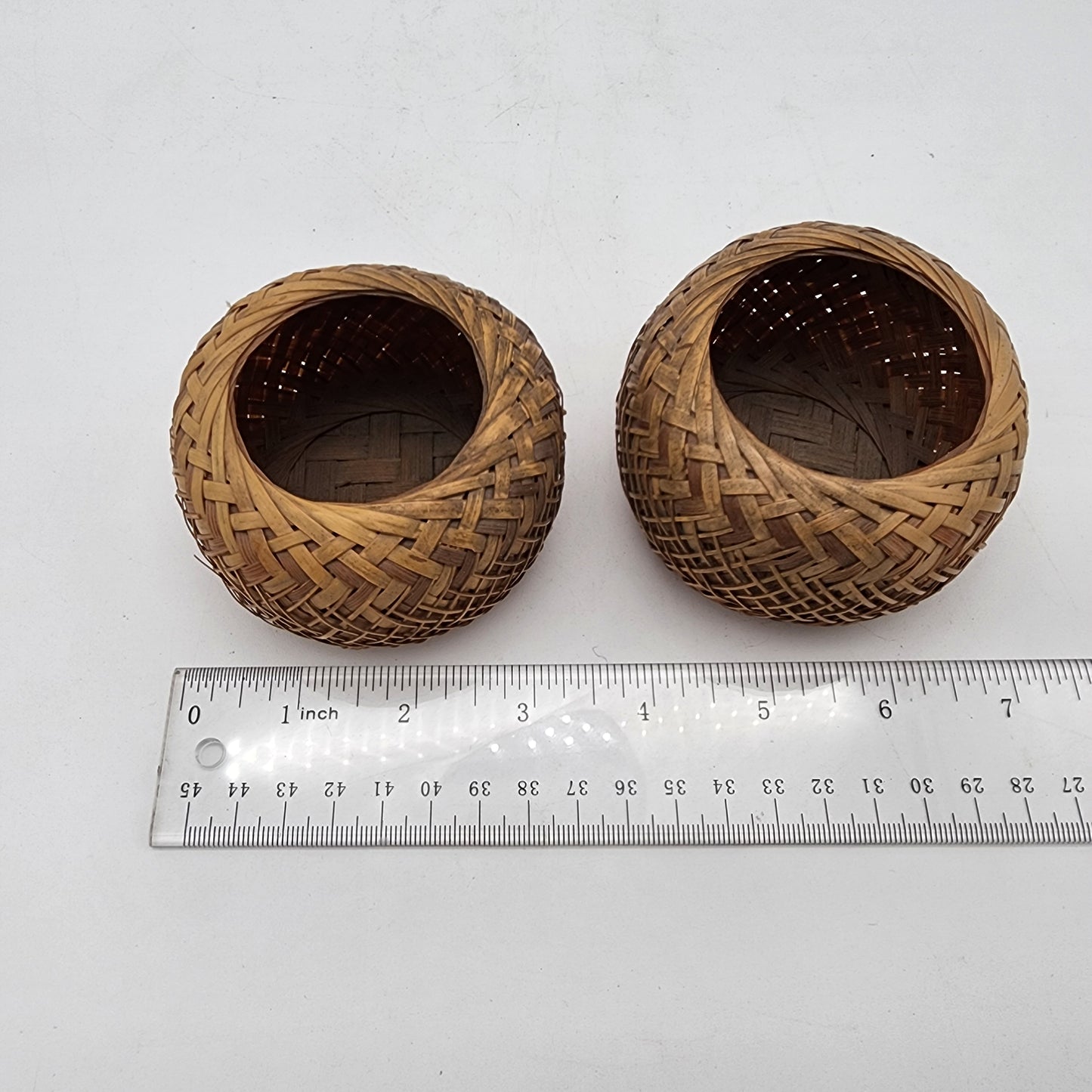 Pair of Miniature Baskets - FREE SHIPPING