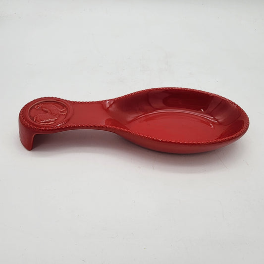 Red Rooster Spoon Rest