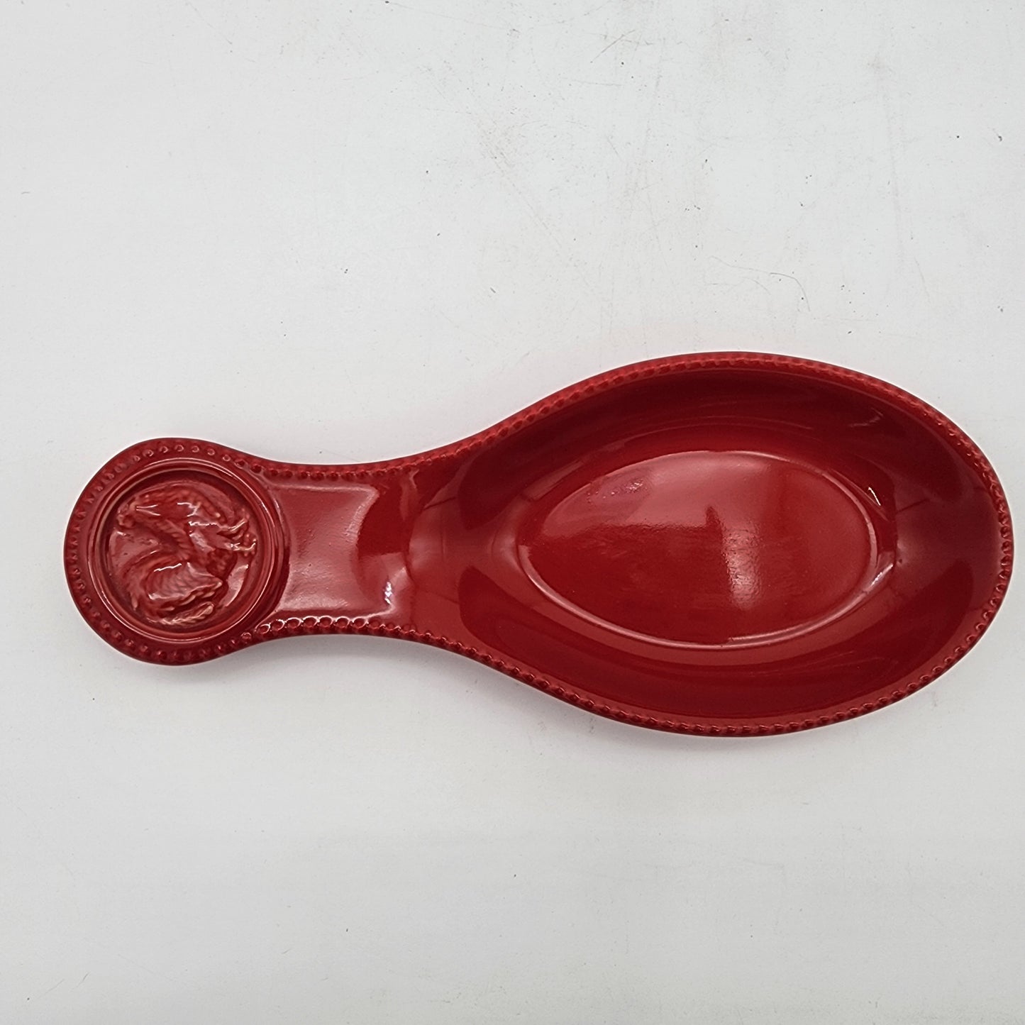 Red Rooster Spoon Rest