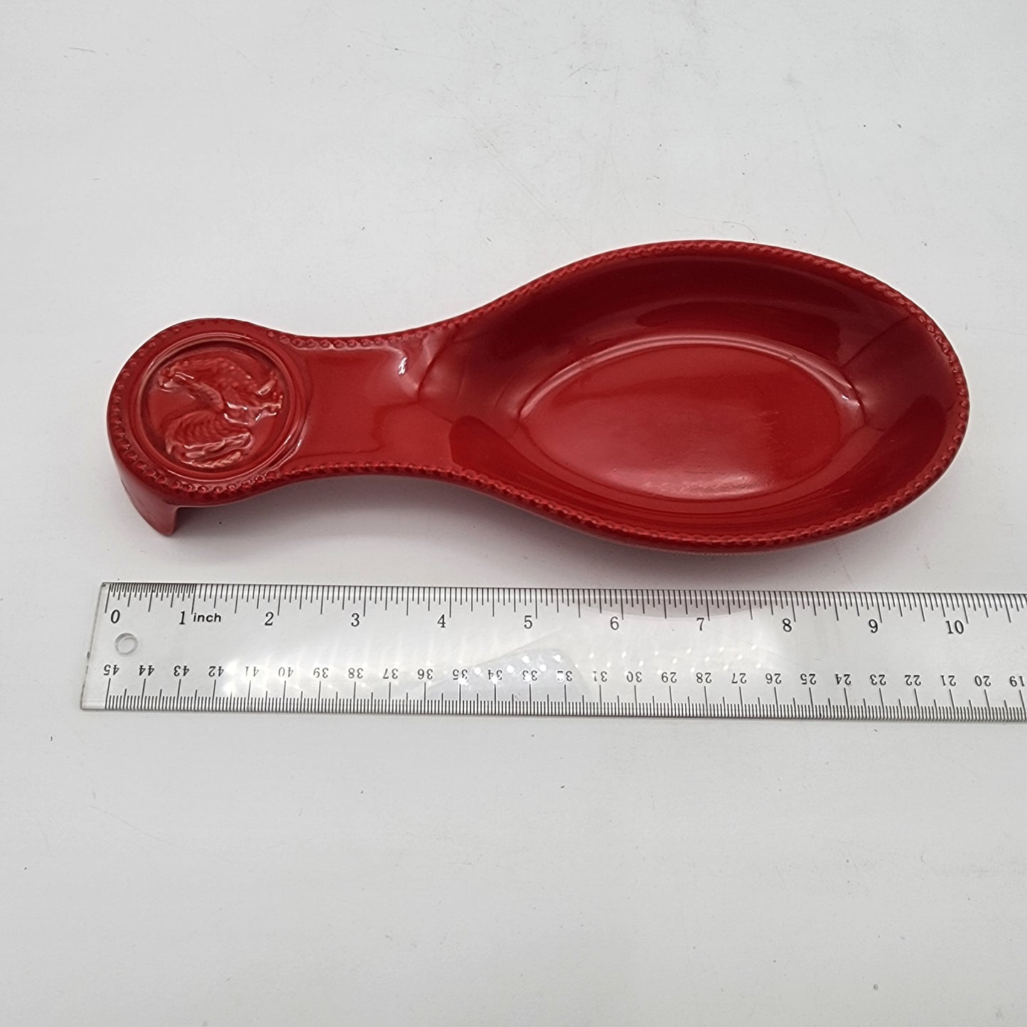 Red Rooster Spoon Rest