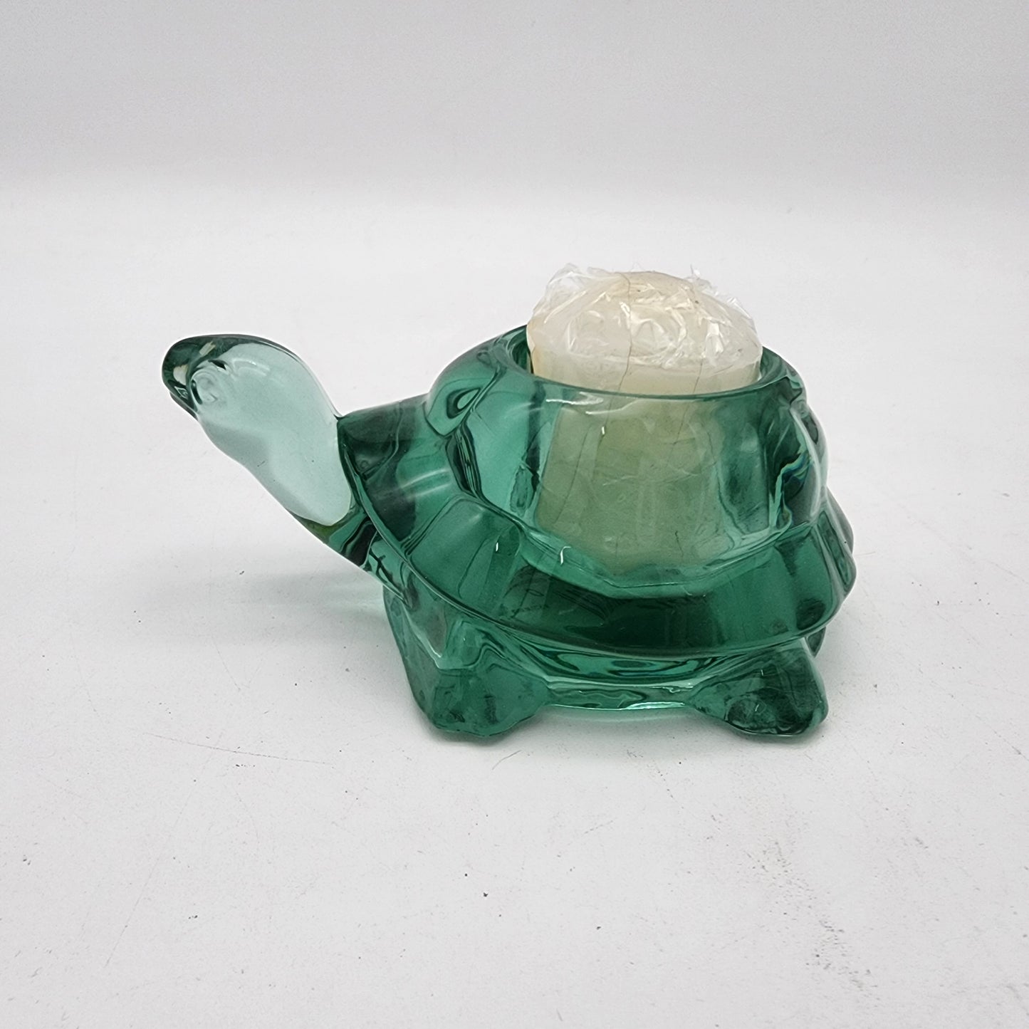 Indiana Glass Turtle Candle Holder