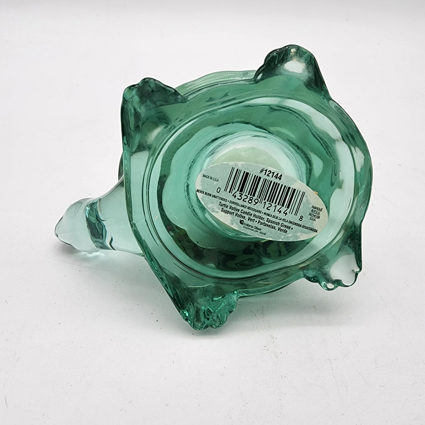 Indiana Glass Turtle Candle Holder