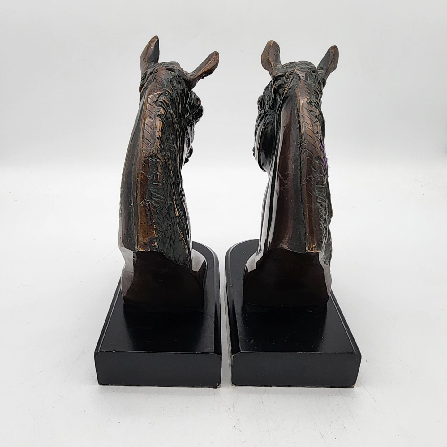 Copper Finish Horse Head Bookends