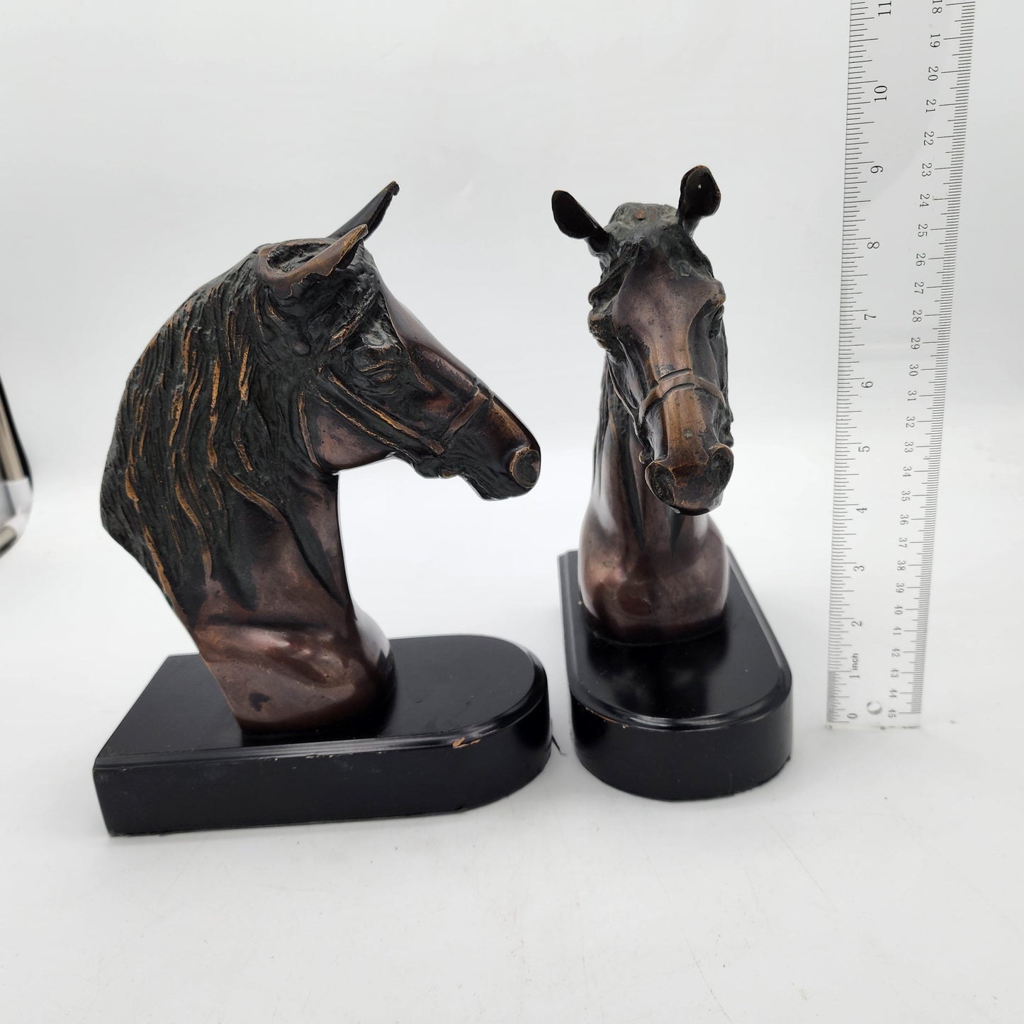 Copper Finish Horse Head Bookends