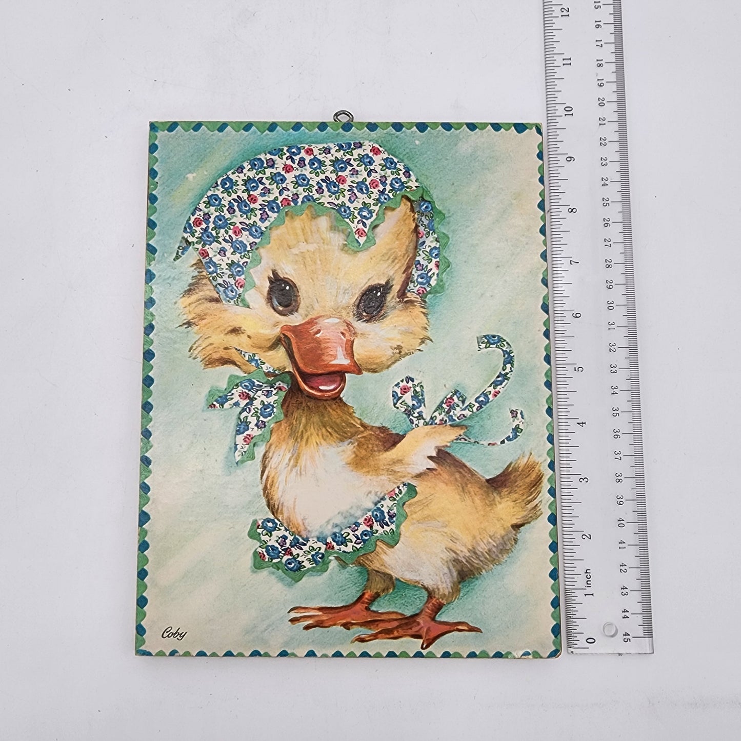 1970's Duckling Print on Board Coby