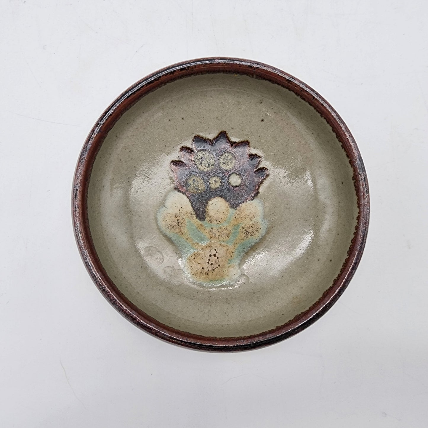 Art Pottery Dish Shallow Bowl