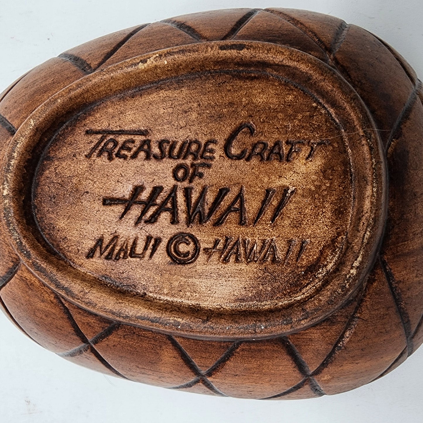 Vintage Treasure Craft Hawaii Pineapple Dish