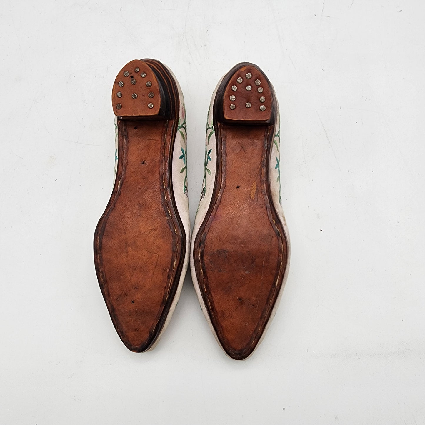 Antique Chinese Silk Embroidered Shoes