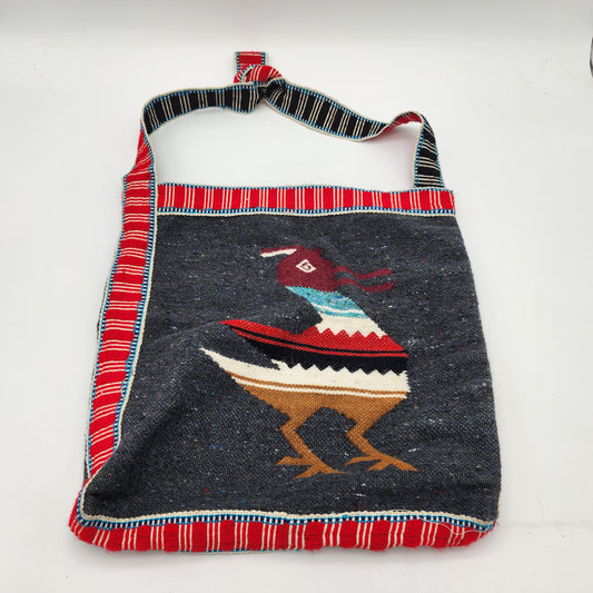 South American Tote with Bird