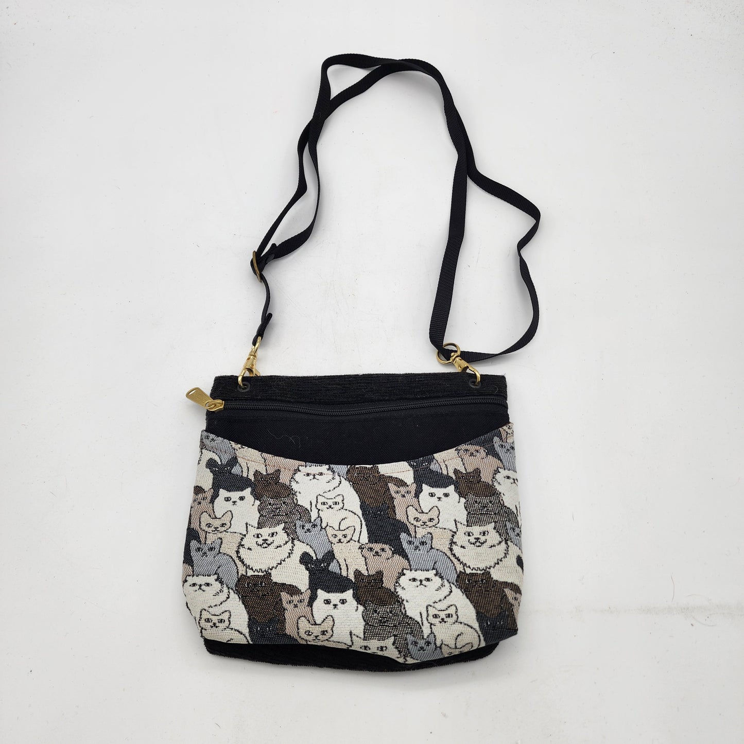 Danny K Tapestry Bag with Cats