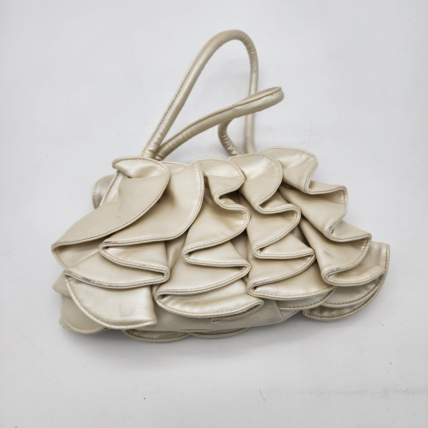 Sandra Roberts Layered Ruffle Purse