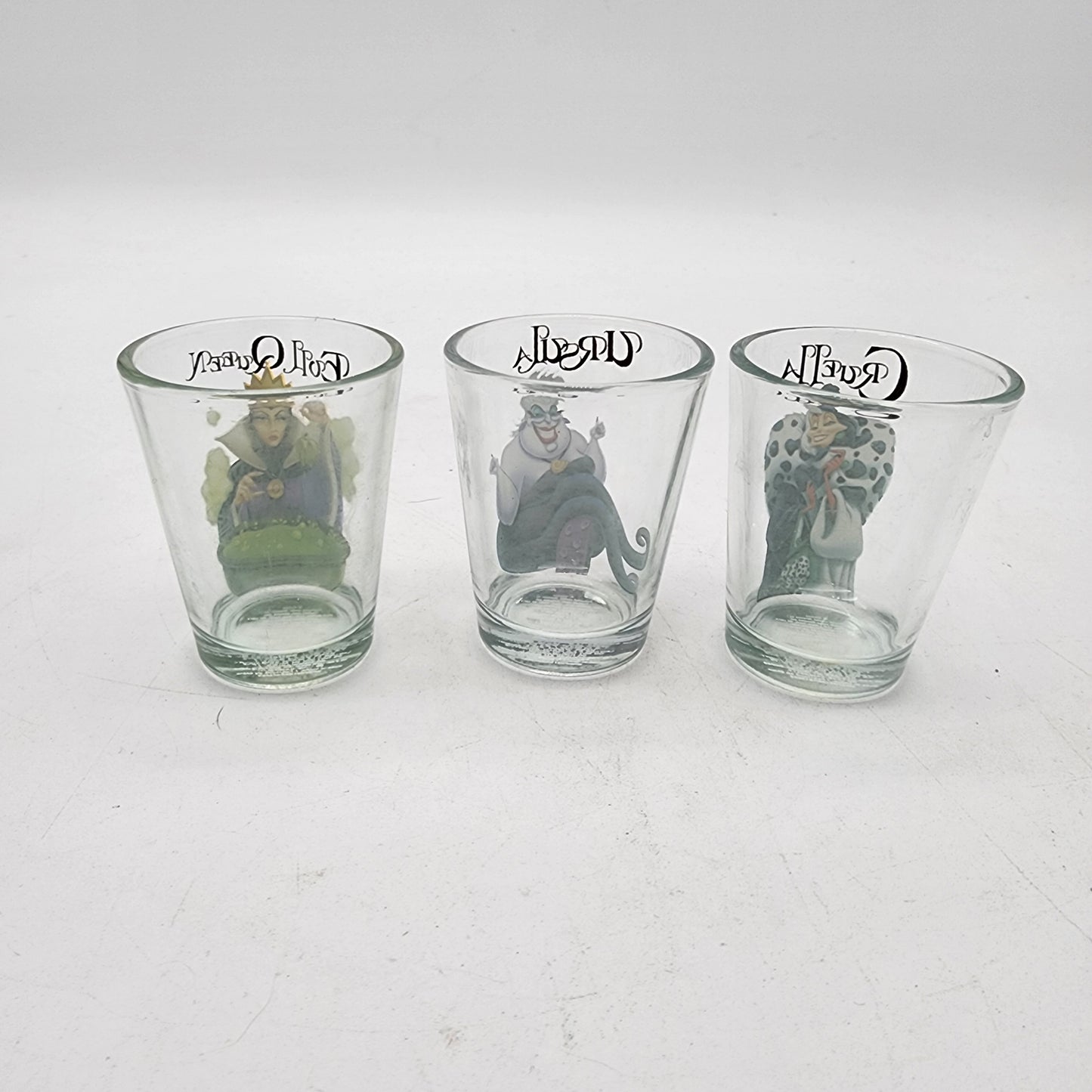 Set of 3 Disney Villain Shot Glasses