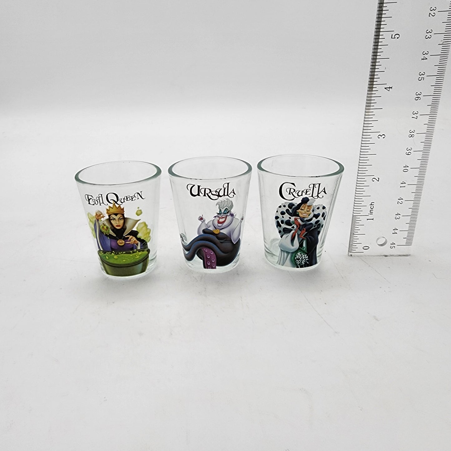 Set of 3 Disney Villain Shot Glasses