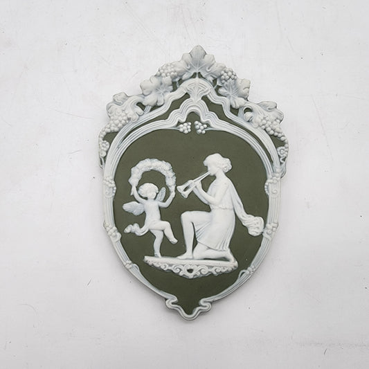 20th Century English Style Jasperware Plaque