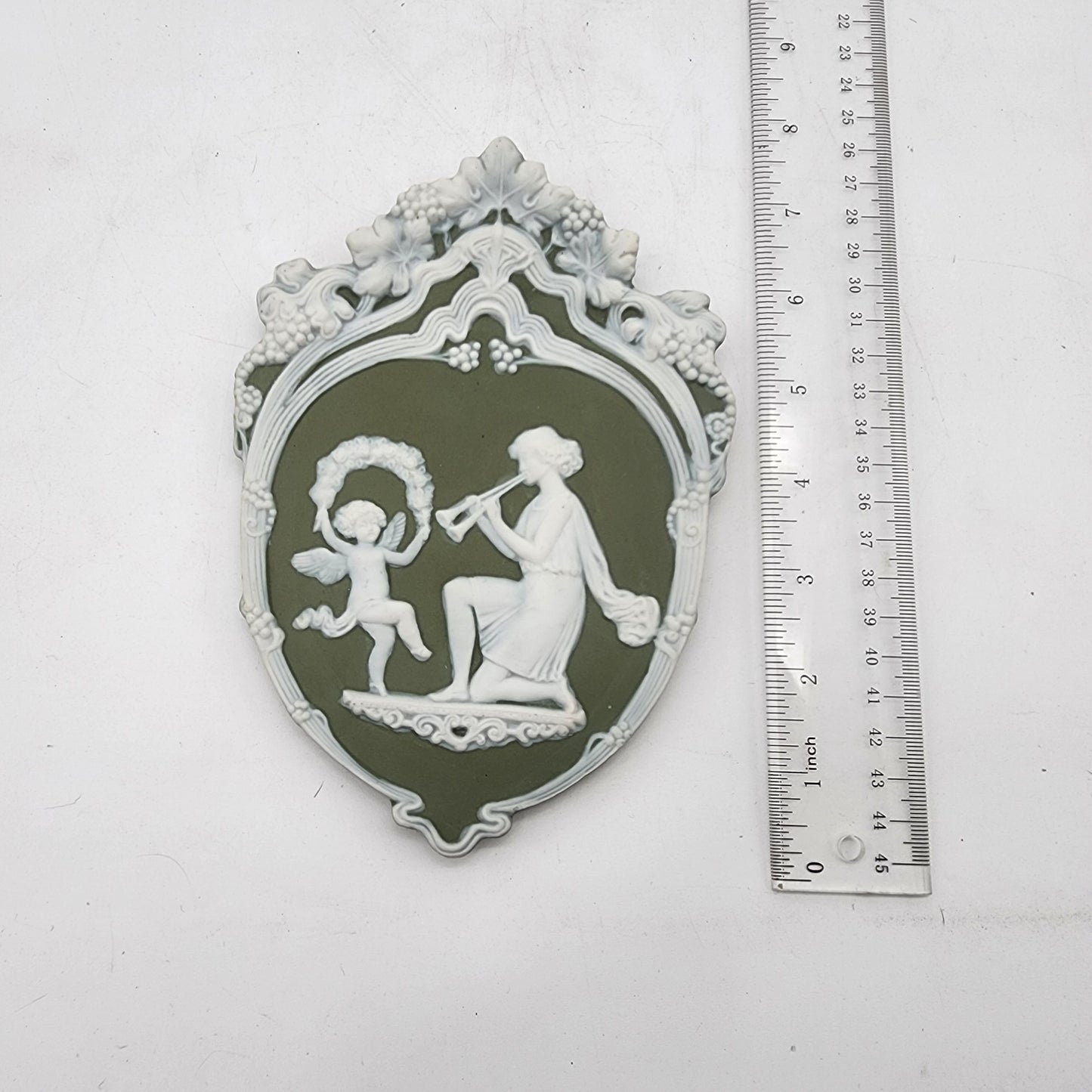 20th Century English Style Jasperware Plaque